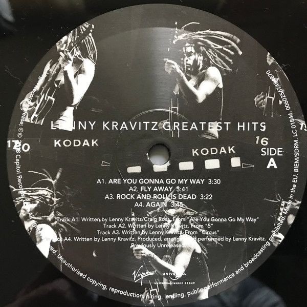 Виниловая пластинка Lenny Kravitz - Greatest Hits (2 LP)