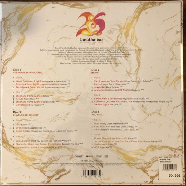 Various – Buddha-Bar Anniversary Collection (Box Set) (4LP)