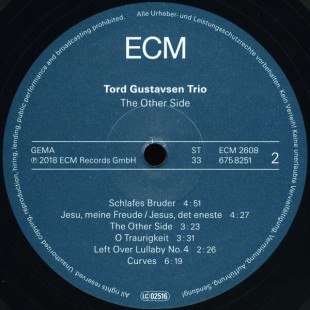 Tord Gustavsen Trio. The Other Side (LP)
