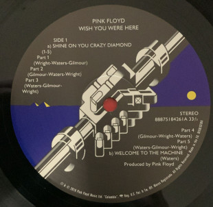 Pink Floyd - Wish You Were Here (LP) (релиз 2025 г)