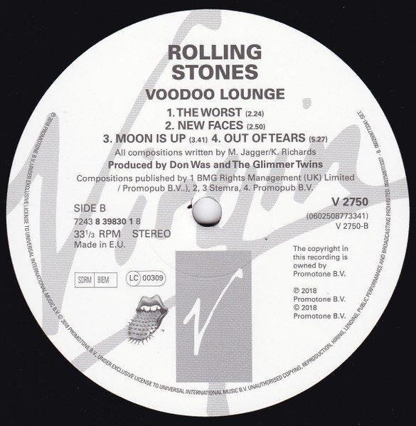 Rolling Stones - Voodoo Lounge (2LP)