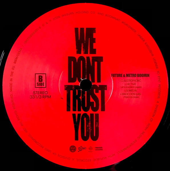Future & Metro Boomin - We Still Don't Trust You (2LP)
