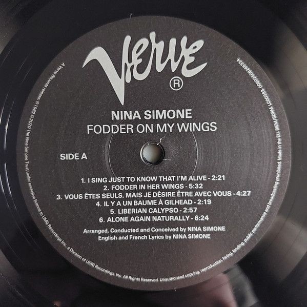 Nina Simone - Fodder On My Wings (LP)