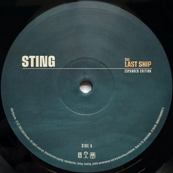Виниловая пластинка Sting - The Last Ship (Expanded Edition) (2LP)