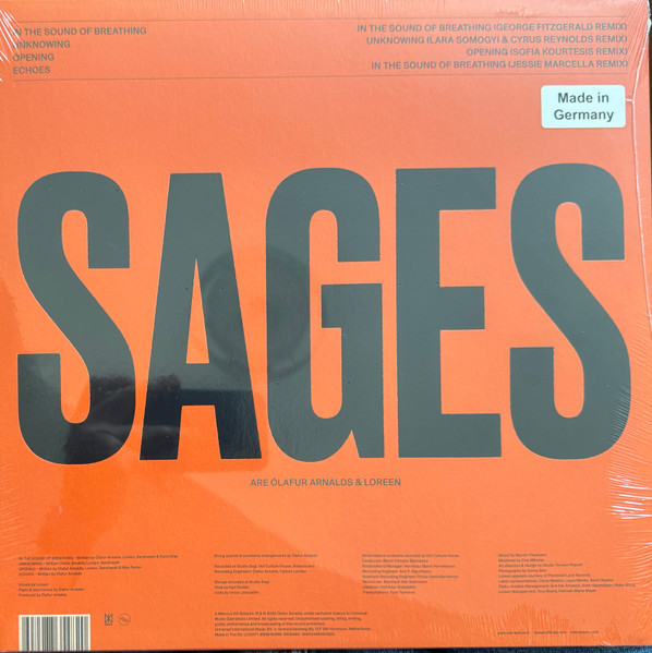 Ólafur Arnalds & Loreen - SAGES (color) (LP)