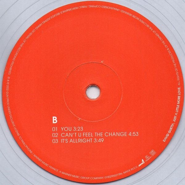 David Guetta - Just A Little More Love (Limited Edit) (color) (2LP)