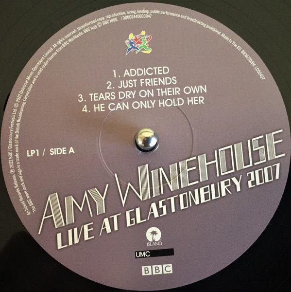 Amy Winehouse. Live At Glastonbury 2007 (2LP)