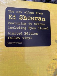 Ed Sheeran - Subtract (Limited Edit) (color) (LP)