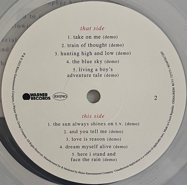 A-HA - Hunting High And Low-The 1984 Demos (coloured) (LP)