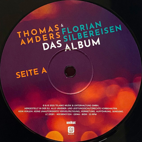 Thomas Anders & Florian Silbereisen - Das Album ( Limited Edit) (Numbered) (2Lp)