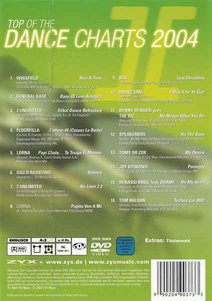 Top Of The Dance Charts 2004 (DVD)