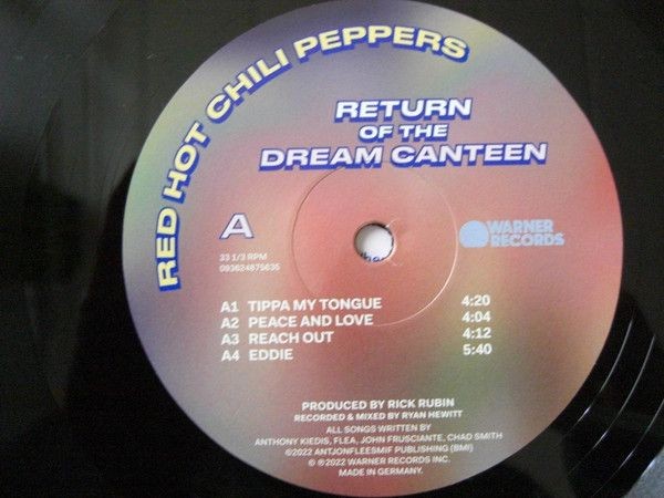 Red Hot Chili Peppers - Return Of The Dream Canteen (2LP)