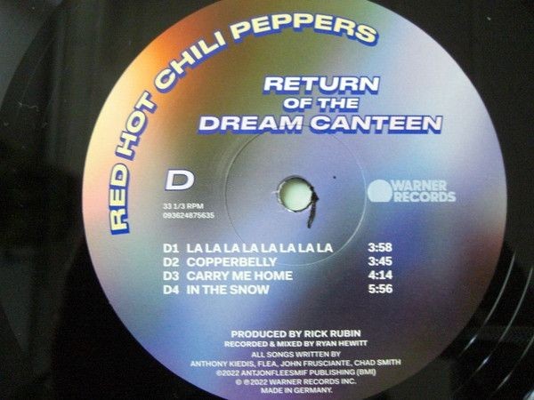 Red Hot Chili Peppers - Return Of The Dream Canteen (2LP)
