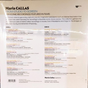 Maria Callas. From Studio to Screen (LP)