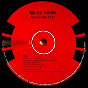 Miles Davis. Porgy And Bess (LP)