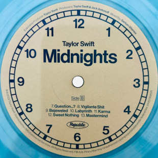 Taylor Swift - Midnights (Special Edit) (Moonstone Blue Marbled - color) (LP)