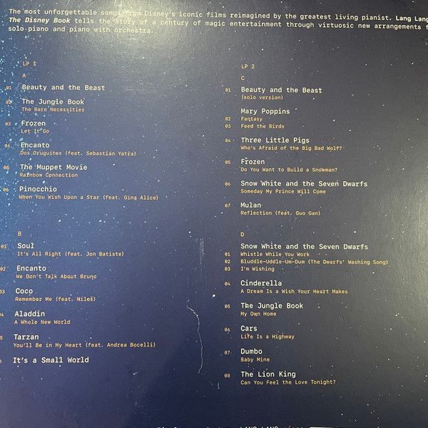 Lang Lang - The Disney Book (2LP)