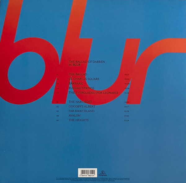 Blur - The Ballad Of Darren (color) (LP)